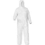 Can Hijyen 10 Adet Can Kapüşonlu Tek Kullanımlık Koruyucu Iş Tulumu - Kapüşonlu Beyaz 25 gr Tela (Unisex) - Standart