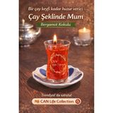 CAN Life Collection Çay Ağacı Kokulu Türk Çayı Görünümlü Dekoratif Mum Çay Bardağı