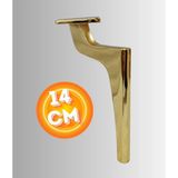 Can Metal 14 cm Metal Zirve Ayak Koltuk Ayağı Mobilya Ayağı Ünite Ayağı Konsol Ayağı Puf Berjer Ayağı - Gold