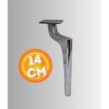 Can Metal 14 cm Metal Zirve Ayak Koltuk Ayağı Mobilya Ayağı Ünite Ayağı Konsol Ayağı Puf Berjer Ayağı - Krom
