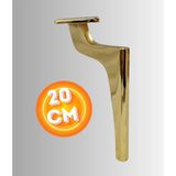 Can Metal 20 cm Metal Zirve Ayak Koltuk Ayağı Mobilya Ayağı Ünite Ayağı Konsol Ayağı Puf Berjer Ayağı - Gold