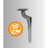 Can Metal 20 cm Metal Zirve Ayak Koltuk Ayağı Mobilya Ayağı Ünite Ayağı Konsol Ayağı Puf Berjer Ayağı - Krom