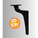 Can Metal 20 cm Metal Zirve Ayak Koltuk Ayağı Mobilya Ayağı Ünite Ayağı Konsol Ayağı Puf Berjer Ayağı - Siyah