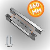 Can Metal Köprü Kulp Dolap Çekmece Kulbu Metal Kulp 160 mm - Krom