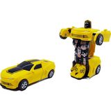 Can Otomatik Robota Dönüşen Araba Sarı