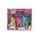 Can Oyuncak Kutulu 3'lü Pony Seti Renkli