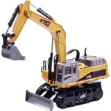 Can Oyuncak Metal Aksamlı Uzaktan Kumandalı Kepçe Dozer