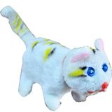 Can Oyuncak Pilli Kedi Sesli Işıklı Yürüyen Kedi