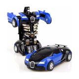Can Oyuncak Robota Dönüşen Araba - Mavi