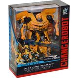 Can Oyuncak Transformers Robot Sarı Renkli Aksiyon Figürü Süper Kahraman Temalı Oyun Seti