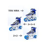 CAN SPORTS Ayarlanabilir Işıklı Tekerlekli Alıştırma Pateni Bsp-8780