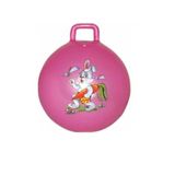 CAN SPORTS Eğlenceli Zıplama Topu 45 cm, Pembe, Çocuk Boyu Zıp Zıp Top