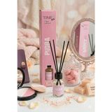 Can TIME24 Pudra Oda Kokusu 50 ml – Çubuklu Reed Diffuser Ortam Kokusu | Kalıcı Ferah Ev, Ofis, Banyo Kokusu