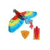 Can Toys Müzikli Işıklı Kanat Çırpan Uçan Papağan Pilli Kedi Oyuncağı Kuş Karga Kovucu