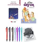 Can Yayınları Çat Kapı Dayım ve Charlie'nin Büyük Cam Asansörü 2'li Set - Kalem