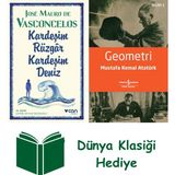 Can Yayınları Kardeşim Rüzgâr Kardeşim Deniz + Geometri + Dünya Klasiği Hediye - Hayır