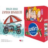 Can Yayınları Zaman Bisikleti 1 (Bilgin Adalı) ve Levent Iz Peşinde 2 Set - (5 Kitap)
