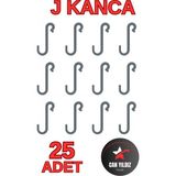 Can Yıldız Plastik Siyah Plastik Askı J Kanca Mutfak ve Banyo Için Aksesuar J Kanca