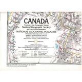Canada Produced In The Cartograhic Division - National Geographic (Harita Map)