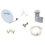 Canak Anten Setı (Canak+Cıft Lnb+20 Mt Kablo+4 Adet Konnektor)