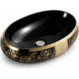 Çanak Lavabo Proser Flower Black