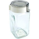 Çanak Sepeti 200CC Kapaklı Cam Mini Baharatlık Beyaz - 100 ml