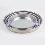 Çanak Sepeti 3 Lü Çelik Fırın Tepsisi Seti Takımı - 32 cm - Gri