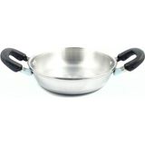 Çanak Sepeti Alüminyum Çift Kulplu Yumurta Omlet Tavası Yumurta Sahanı 17CM