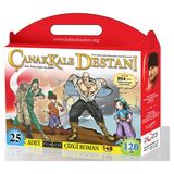 Çanakkale Destanı Seti (24 Kitap Takım)-Türk Tarihi Çizgi Roman Seti