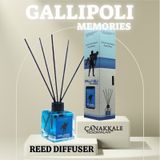 Çanakkale Kolonyaları Cam 100 ml Gallıpolı Bambu Çubuklu Oda Kokusu