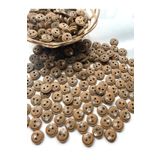 Canan Dizayn 11,5 mm Taşlı Ahşap Düğme(20 Adet)