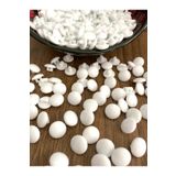 canan dizayn 12 Mm Ayaklı Beyaz Özel Üretim Polyester Düğme(35 ADET)