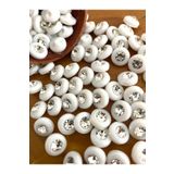 canan dizayn 12 Mm Ayaklı Taşlı Özel Üretim Düğme (20 Adet)