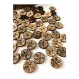 canan dizayn 15 MM (24 BOY) DESENLİ KOKONAT DÜĞME(20 ADET)