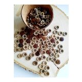 canan dizayn 4 Delikli Ahşap Coconat Düğme 15,5 Mm (20 Adet)