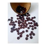 canan dizayn Bordo, Sedefli Gömlek Düğmesi 11,5 Mm (30 ADET)
