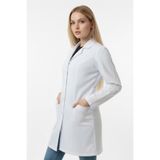 canan erman dolunay iş güvenliği ekipmanları Beyaz Alpaka Önlük Doktor Hemşire Öğretmen Önlüğü