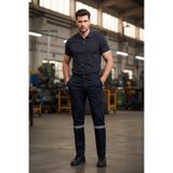 canan erman dolunay iş güvenliği ekipmanları Kışlık 7/7 Gabardin pamuklu reflektörlü İş Pantolonu
