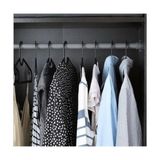 Canarino 10 Adet Dolap Içi Elbise Askısı,pantolon,gömlek,ceket,etek Askısı,gardrop Için Slim Plastik Askı (10 Adet) - 0 Siyah - 1 Drop - 9 - 15 Ay