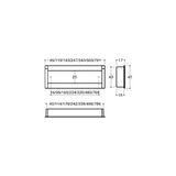 Canarino 2165 Siyah Rengi Gömme Kulp 320 mm - 0 - Siyah