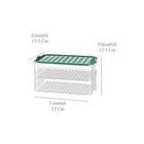 Canarino 2'li Klipsli 3.2 Litre Buzdolabı Düzenleyici Difriz Mikrodalga Uyumlu G-463 Saklama Kabı 2 x 1600 ml - 0 Siyah - Option-1