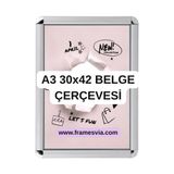 Canarino 3 Adet - A3 Display Belge Çerçeve - 30X42 Aç Kapa Ofis Işyeri Kurum Sertifika Poster Diploma Afiş Reklam Sergi Çerçevesi (3, 30X42) - -- - Option-1
