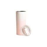 Canarino 304 L Çelik 500 Ml. Pembe Beyaz Degrade Pipetli El Termos Mug CIN913PM - 230 ml
