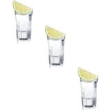 Canarino 52174 Shot Bardak 3 Lü - Tekila Bardağı - Option-1 - 0 - Siyah