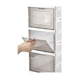 Canarino 6 Katlı, Katlanabilir, Taşınabilir Çok Amaçlı, Geniş, Katlanabilir Dolap ve Raf, Katlanır Taşınabilir Premium Portatif Organizer (25,5cm x 34,5cm x 105,5CM) (Beyaz) - 001-Renkli