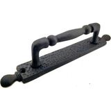 Canarino Antika Tarz Dekoratif Pirinç Misket Çekme Kapı Kolu - 223X33 Mm, Oksit