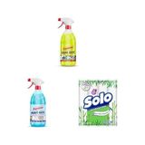 Canarino Asperox Sarı Güç Yağ Çözücü Sprey 1000 ml X1 + Asperox Mavi Güç Kireç Çözücü Sprey 1000 ml X1 + Solo 16'lı X1 - Option-1
