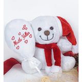 Canarino Baba,yılbaşı,20-25 cm Pelüş, 20 Cm, Atkılı Balonlu Tedy,yumuşak, Sevgiliye Hediye,ayı,peluş Ayıcık,plush Toys,oturan Ayı,ofis Hediyesi (Noelbeyaz) - Ahşap
