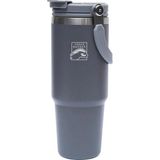 Canarino Badger Gizli Pipetli Gri Çelik Termos 900 Ml, Dayanıklı Kamp Ekipmanları, Kamp Aksesuarları, Açık Hava Sporları, Doğa Sporları, Yürüyüş, Kamp Mutfağı, Kamp Malzemeleri - -- - 000-Siyah