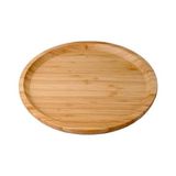 Canarino Bambu Lüx Yuvarlak Servis 25 * 25CM, Bambu Sunumluk & Çerezlik Yuvarlak Sunum Tabağı, Sunum Tabağı - Option-1 - 51R-Turuncu